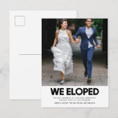 We hebben de foto van de Moderne bruiloft bekendge Briefkaart (Voorkant / Achterkant)