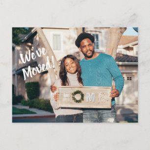 We hebben de fotoaankondiging verplaatst briefkaart