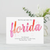 We hebben de hand geschetst Waterverf Florida Movi Aankondiging (Staand voorkant)