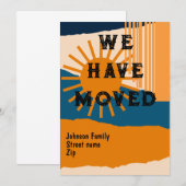 We hebben de hemel verplaatst kaart (Voorkant / Achterkant)