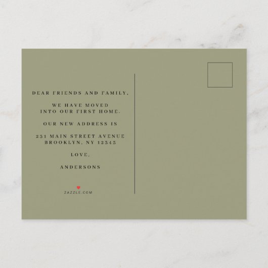 We hebben de Kaart verplaatst | Herfst Waterverf p (Achterkant)