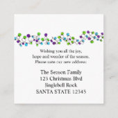 We hebben de kerstboomverlichting beweegt informatiekaartje (Achterkant)