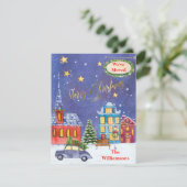 We hebben de kerstklep verplaatst aankondiging (Staand voorkant)