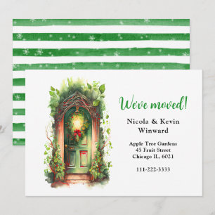 We hebben de kerstkrans verplaatst aankondiging