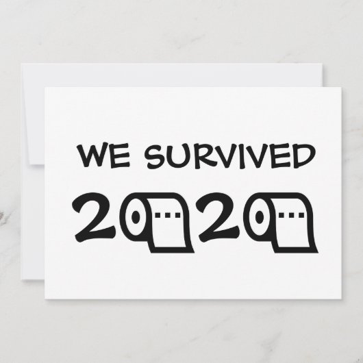 We hebben de Kerstmis met toiletpapier van 2020 ov Kaart (Voorkant)