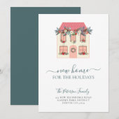 We hebben de kerstvakantie verplaatst. aankondiging (Voorkant / Achterkant)