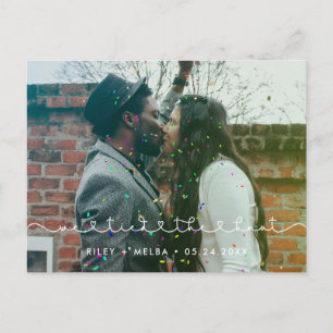 We hebben de knoop doorgehakt Cute verbindende har Briefkaart