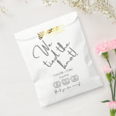 We hebben de knoop doorgehakt! Trouwfeest Late Nig Bedankzakje (Gezegeld)