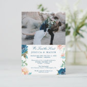 We hebben de knoop doorgehakt uitnodigen Eloped Aa Kaart (Staand voorkant)