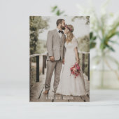 We Hebben De Knoop Doorgehakt Uitnodiging Eloped A (Staand voorkant)