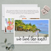 We hebben de Knot getild | 4 Aankondiging van het 