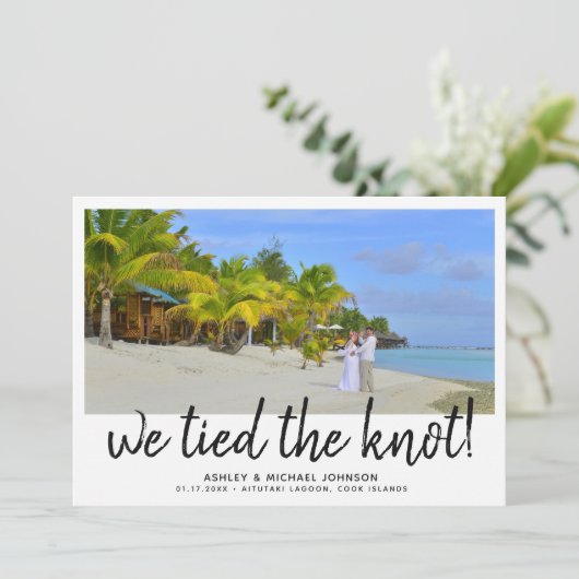 We hebben de Knot getild | 4 Aankondiging van het  (Staand voorkant)