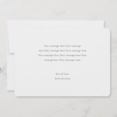 We hebben de Knot vastgebonden. Modern Photo Elope Aankondiging (Achterkant)