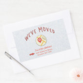 We hebben de map Locatie-pincode verplaatst Rechthoekige Sticker (Envelop)