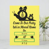 We hebben de mededeling van Slakkerij Moving Home Aankondiging (Staand voorkant)