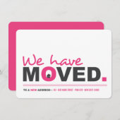 We hebben de 'Moving Announcement Housewarming Par Kaart (Voorkant / Achterkant)