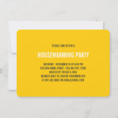 We hebben de 'Moving Announcement Housewarming Par Kaart (Achterkant)