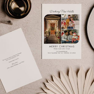 We hebben de New Halls kerstbeweging verplaatst Feestdagenkaart