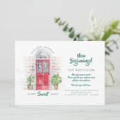 We hebben de nieuwe Adres Red Waterverf deur verpl Aankondiging (Staand voorkant)