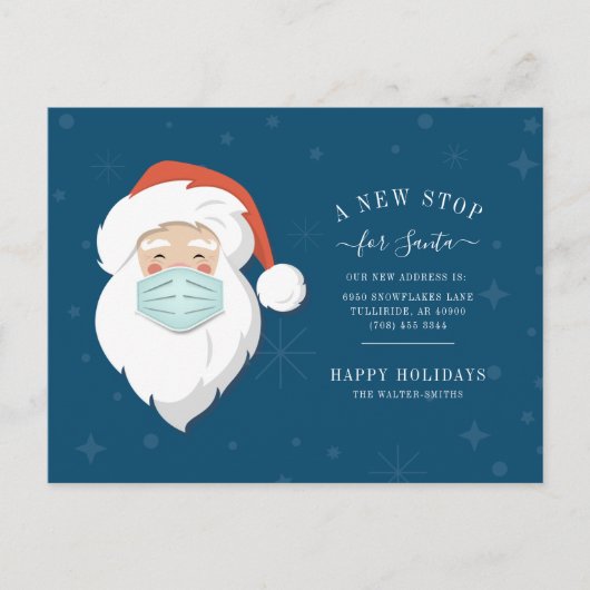 We hebben de nieuwe stopaankondiging van Santa ver Aankondigingskaart (Voorkant)