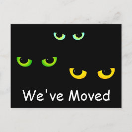 We hebben de ogen van drie katten bewogen aankondigingskaart