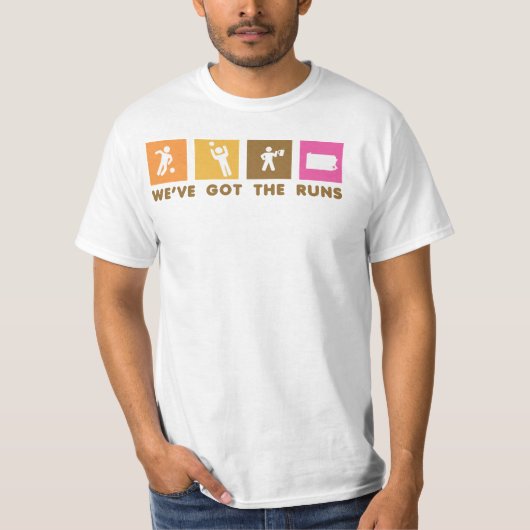 We hebben de Runs T-shirt (Voorkant)