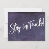 We hebben de typografie Paarse Grunge aankondiging (Achterkant)