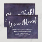 We hebben de typografie Paarse Grunge aankondiging (Voorkant / Achterkant)