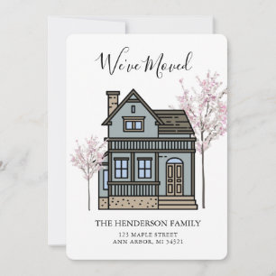 We hebben de Victoriaans House Moving Announcement Aankondiging