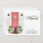 We hebben de Waterverf voorste rode deurkat verpla Aankondiging (Voorkant)