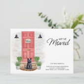 We hebben de Waterverf voorste rode deurkat verpla Aankondiging (Staand voorkant)