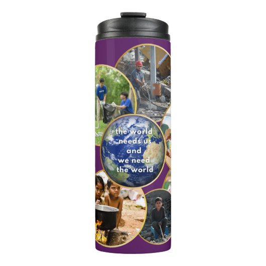 We hebben de wereld nodig thermosbeker (Voorkant)