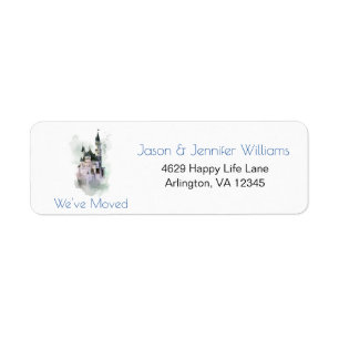 We hebben de wijziging van Address Castle New Home Etiket