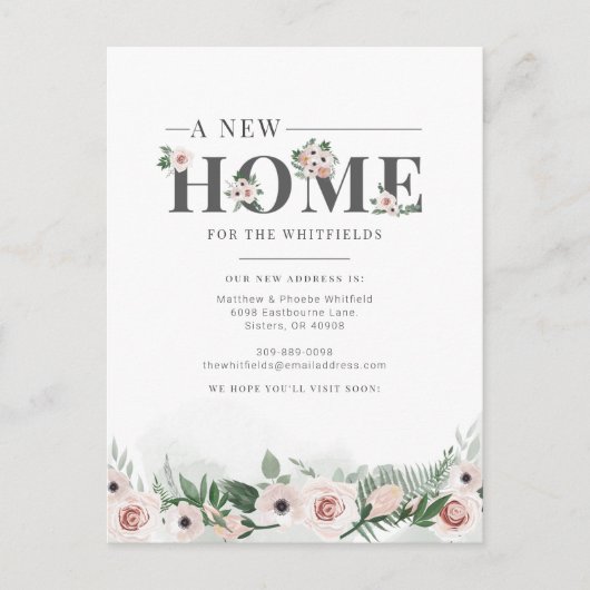 We hebben de wijziging van de aankondiging van adr briefkaart (Voorkant)