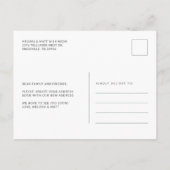 We hebben de wijziging van de aankondiging van adr briefkaart (Achterkant)