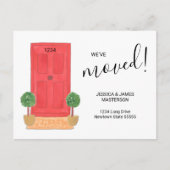 We hebben de wijziging van de Waterverf Adres rode Aankondigingskaart (Voorkant)