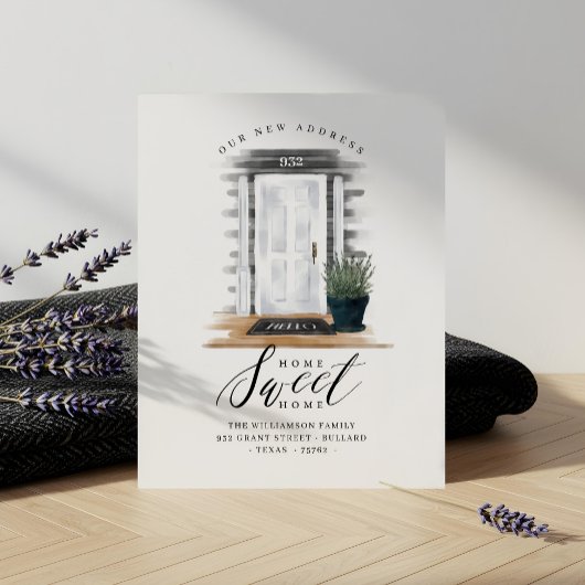 We hebben de witte voordeur van Waterverf Hamptons Aankondiging