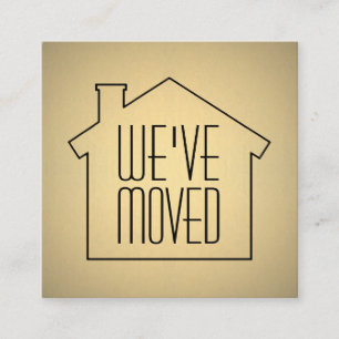 We hebben de zwarte en Gold Modern Enclosure-kaart Vierkante Visitekaartje