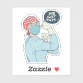 We hebben deze Rossie de verpleegster Sticker (Vel)