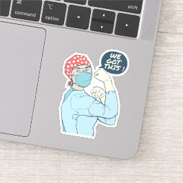 We hebben deze Rossie de verpleegster Sticker