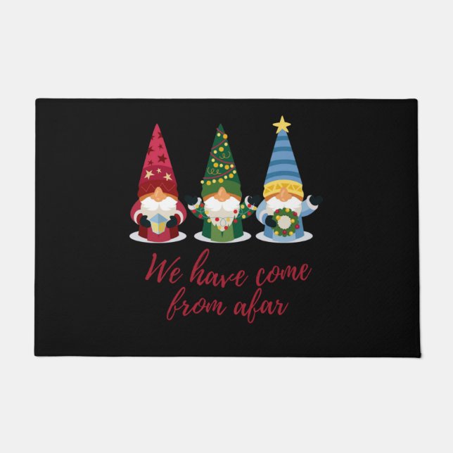 We hebben drie gnomen uit Afar Doormat. Deurmat (Voorkant)