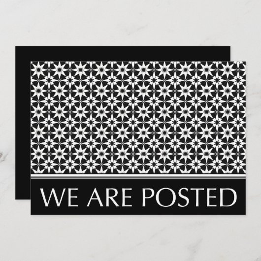 we hebben een bericht geplaatst : patroon aankondiging (Voorkant / Achterkant)