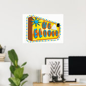 We hebben een bordje ontwikkeld poster (Thuiskantoor)