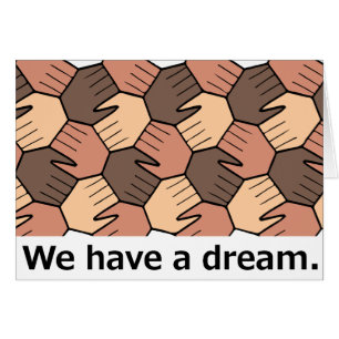 We hebben een droom. Notecard
