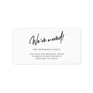 We hebben een eenvoudig retouradres verplaatst etiket