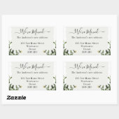 We hebben een Floral Change of Address Label verpl (Vel)