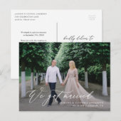 We hebben een gehuwd Briefkaart (Voorkant / Achterkant)