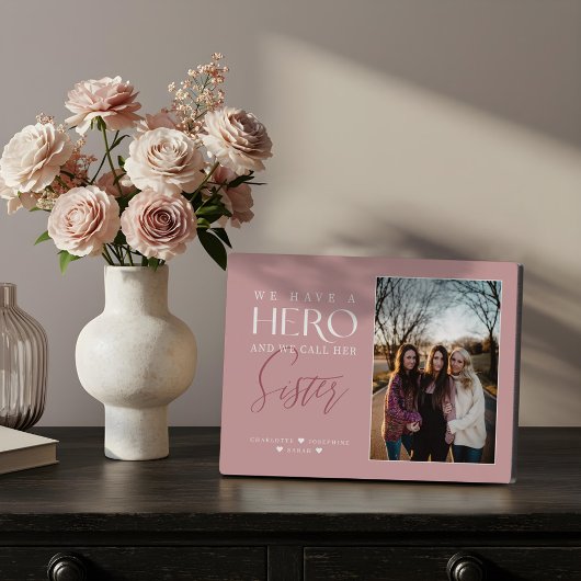 We hebben een Hero. We noemen haar zuster Foto Kee Fotoplaat