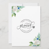 We hebben een huwelijkshuwelijk. aankondiging (Achterkant)