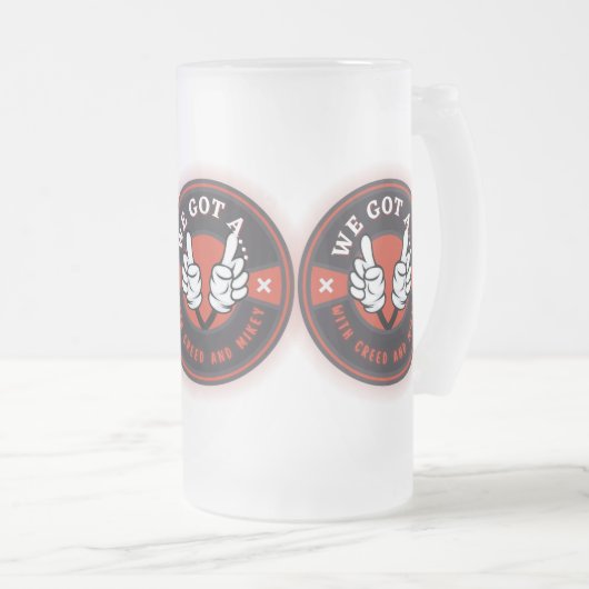 WE HEBBEN EEN MATGLAS BIERPUL (Voorkant rechts)